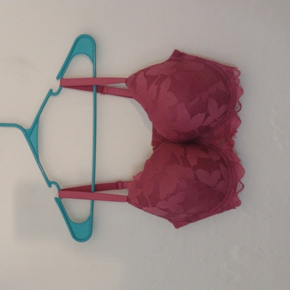 Adrienne Vittadini Studio Rose Floral Lace Underwire Bra Size 38D NEW